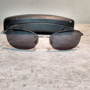 Revo P 3038 080/9V Polarized Rimless Sunglasses